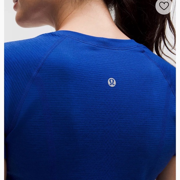 💙 lululemon swiftly tech, short sleeve tee hip length blue size 6 - Picture 6 of 11